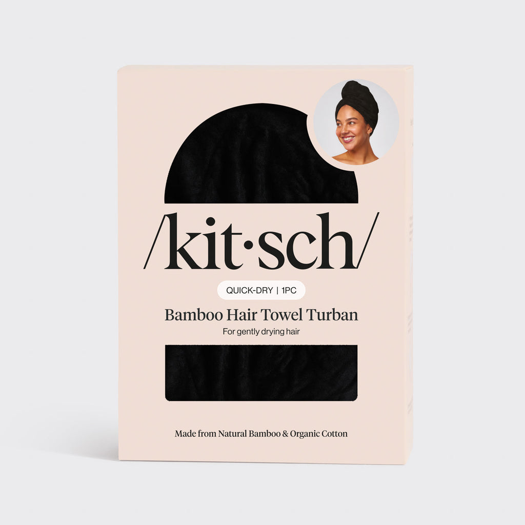 Microfiber Hair Towel - Black