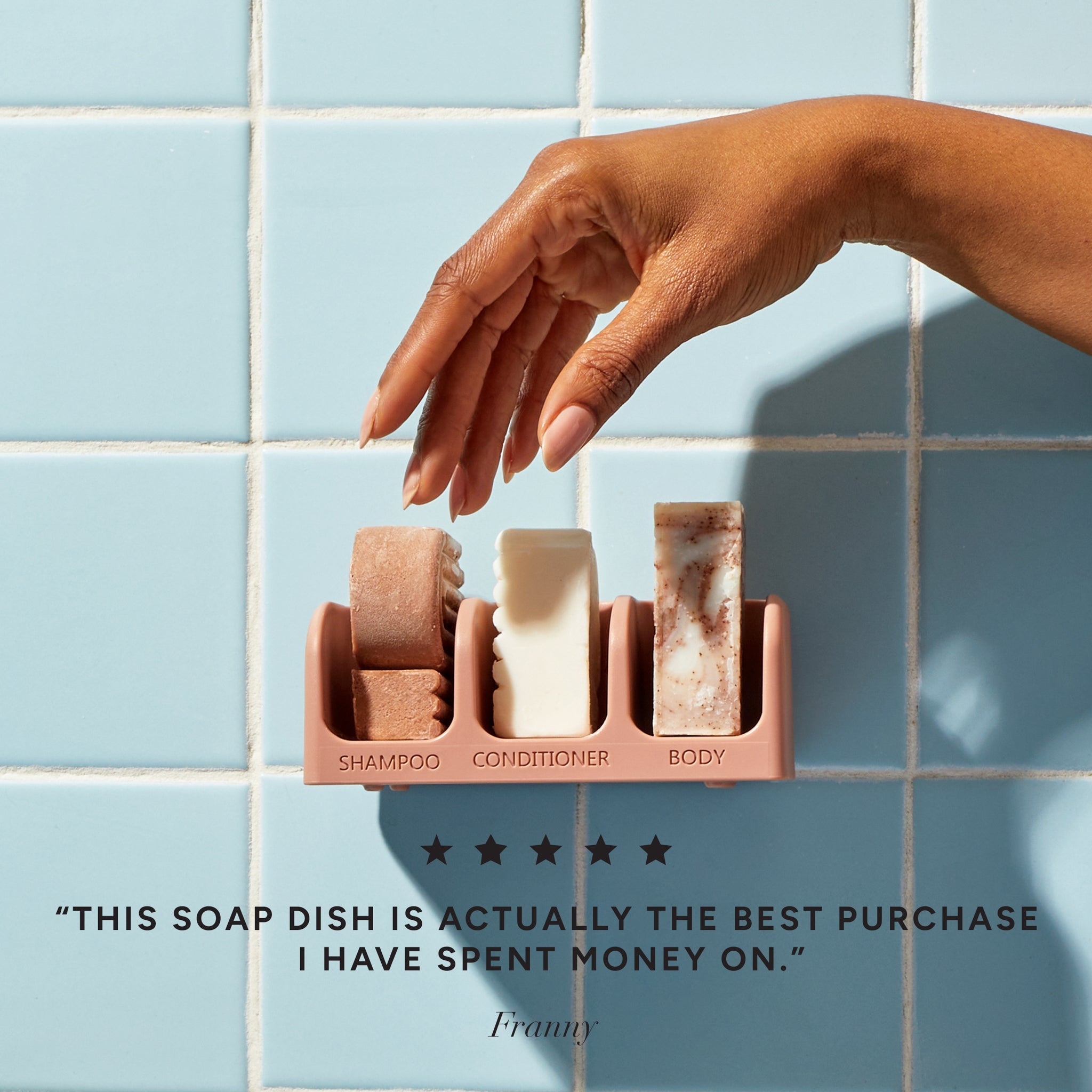 Terracotta Self-Draining Soap Dish