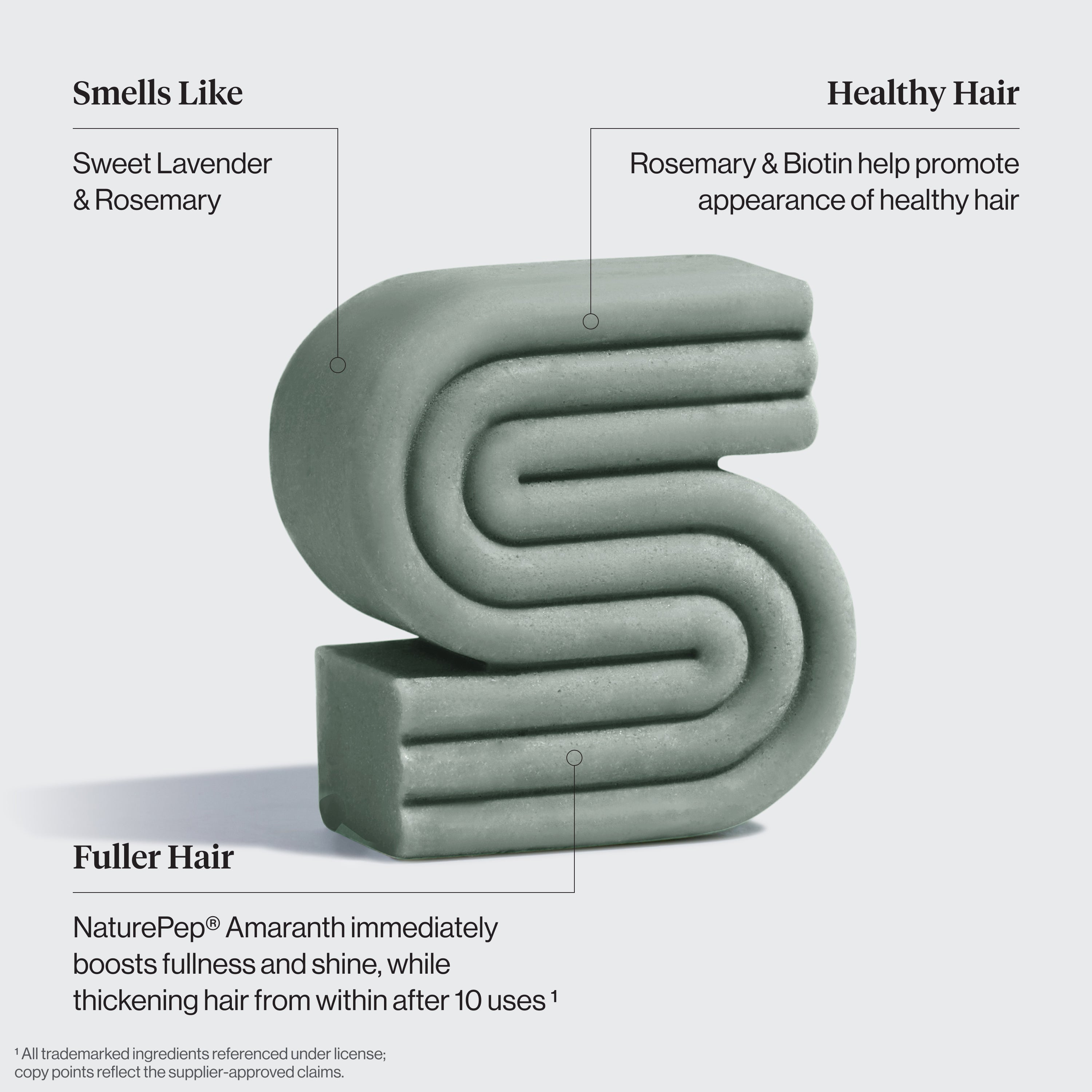 Rosemary &amp; Biotin Volumizing Shampoo &amp; Conditioner Bar Combo