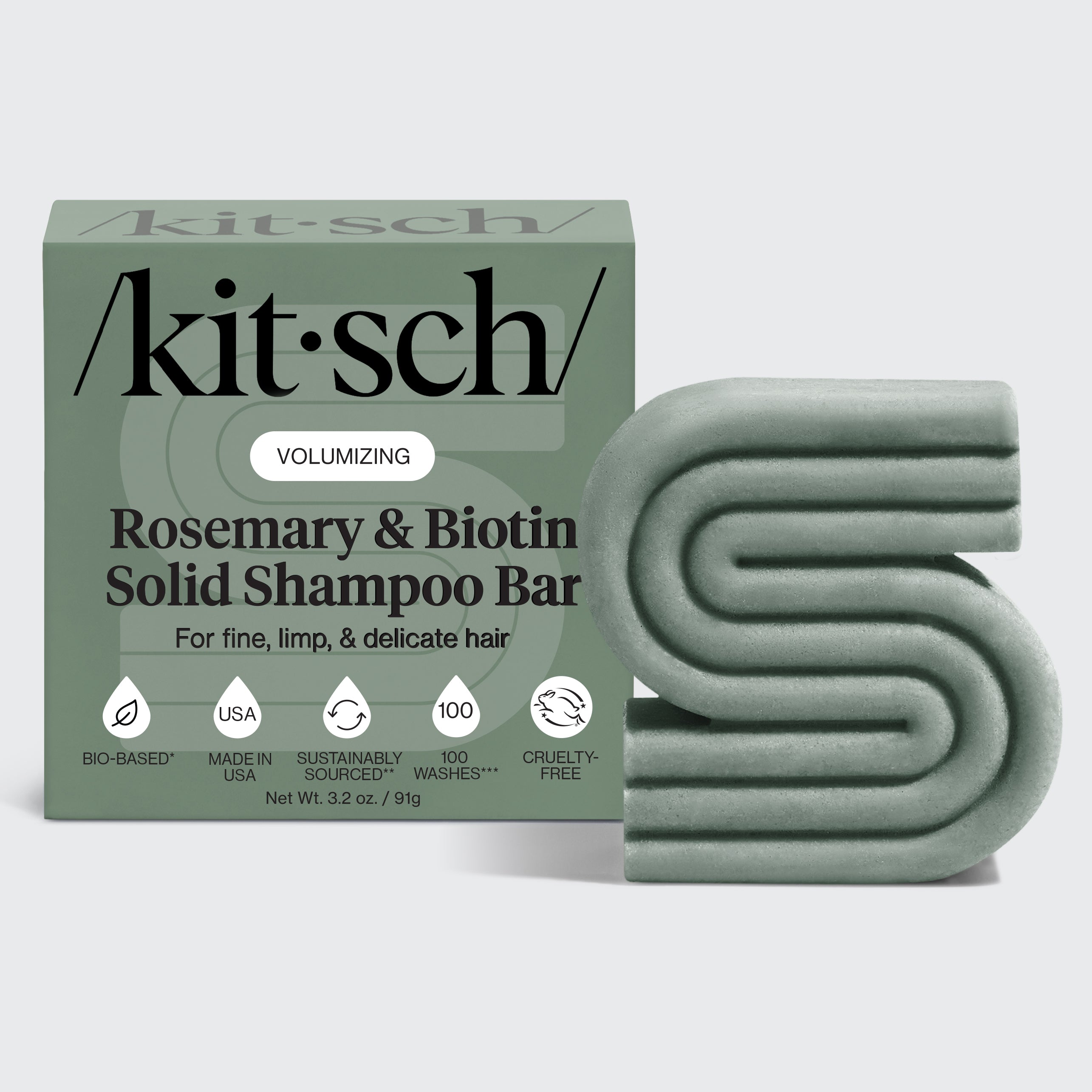 Rosemary &amp; Biotin Volumizing Shampoo Bar