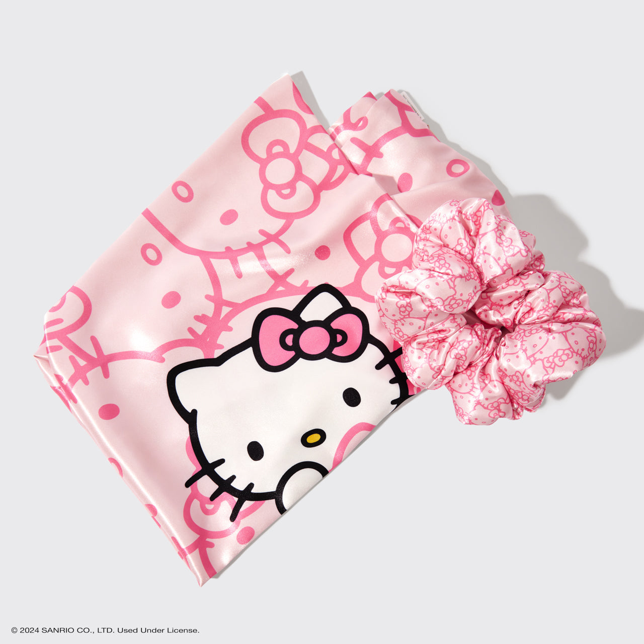 Hello Kitty x Kitsch Satin Pillowcase &amp; Pillow Scrunchie 2pc Set