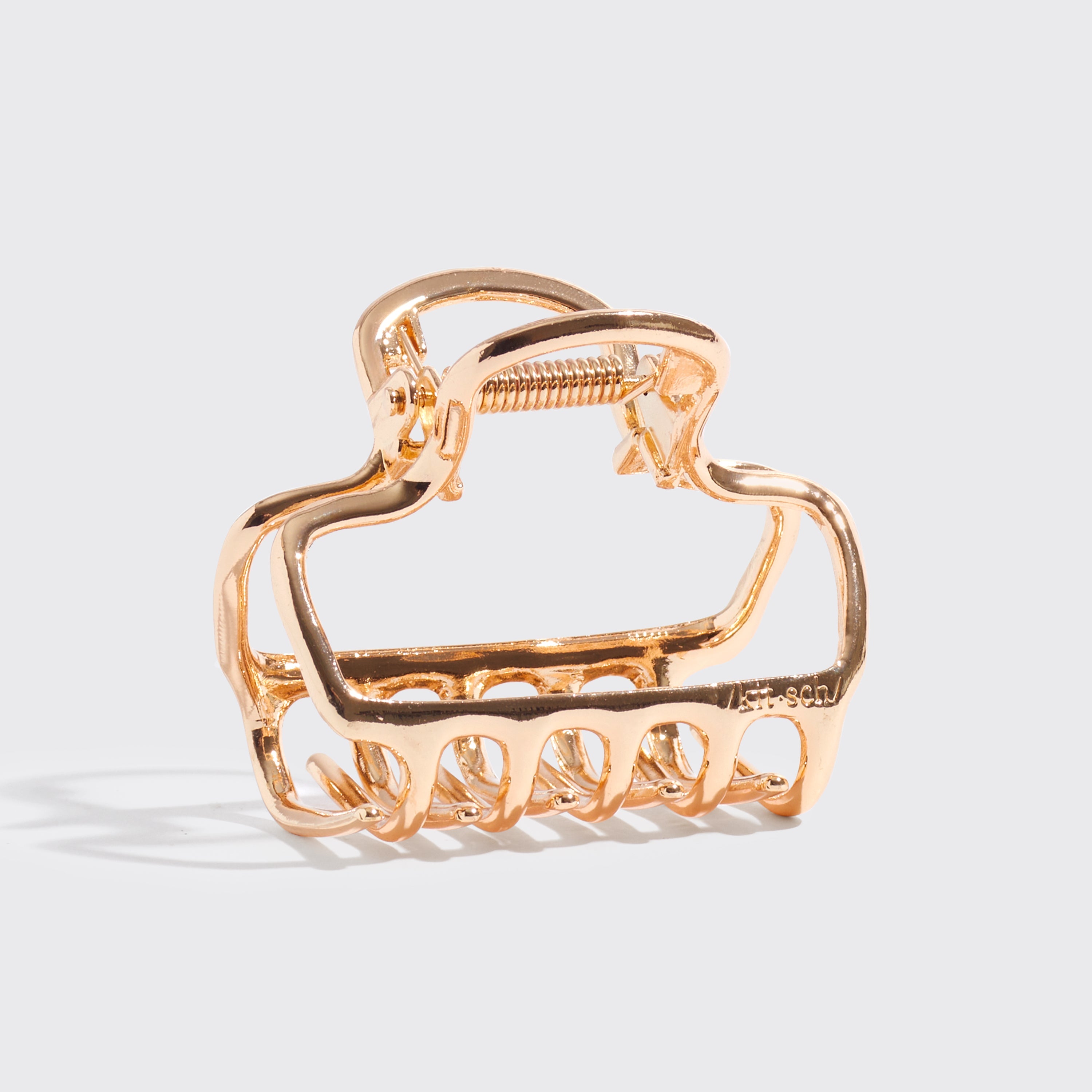 Gold Metal Cloud Claw Clip