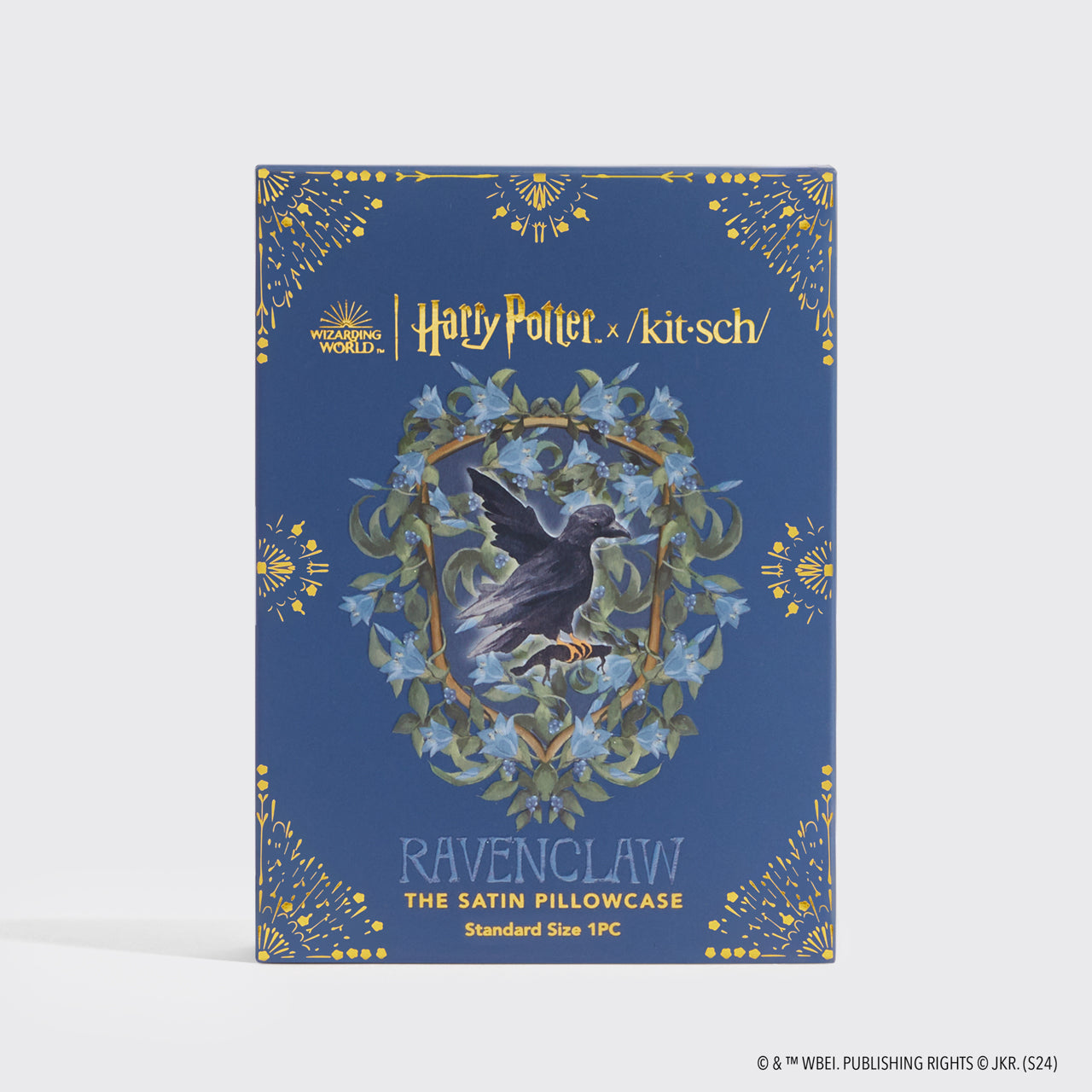 Kitsch x Harry Potter Satin Pillowcase in Ravenclaw