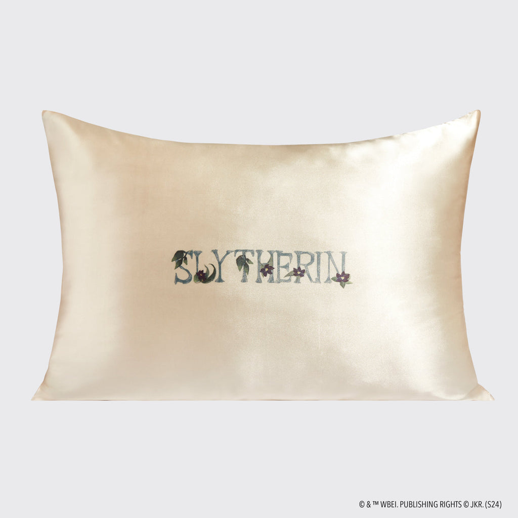 Kitsch x Harry Potter Satin Pillowcase in Slytherin