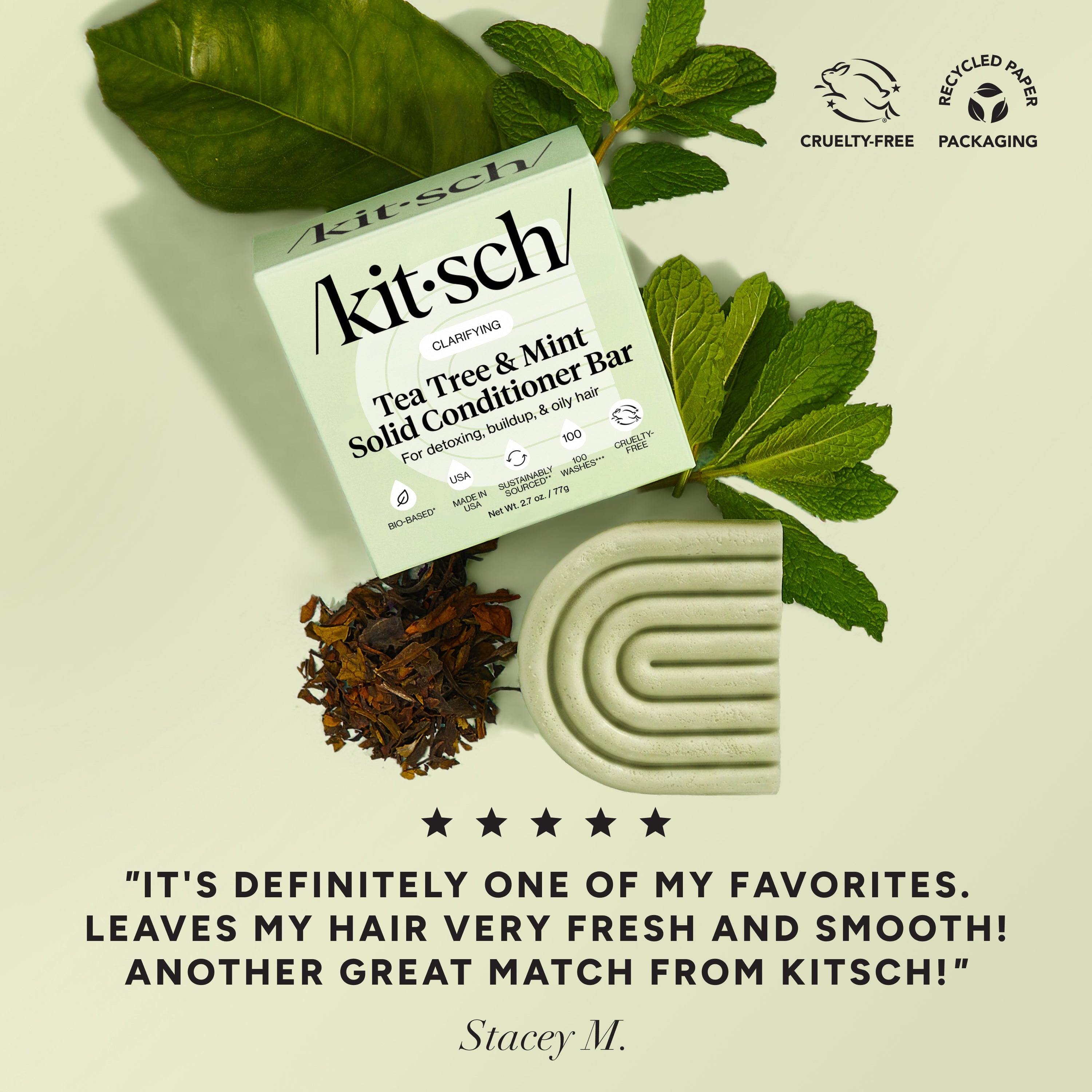 Tea Tree &amp; Mint Clarifying Conditioner Bar