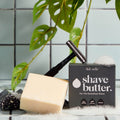 Safety Razor &amp; Shave Butter Bundle - Black
