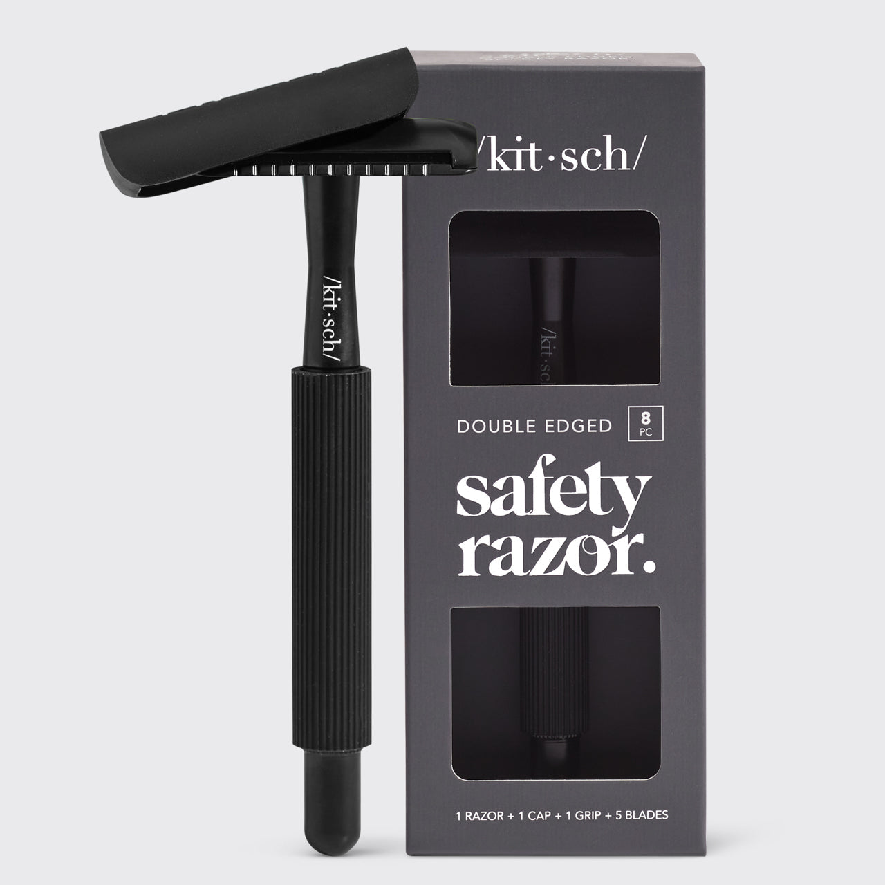 Safety Razor &amp; Shave Butter Bundle - Black
