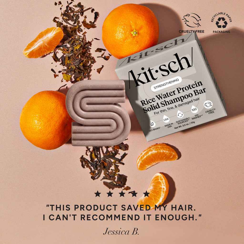Rice Water Shampoo &amp; Conditioner Bar Combo for Hair Growth