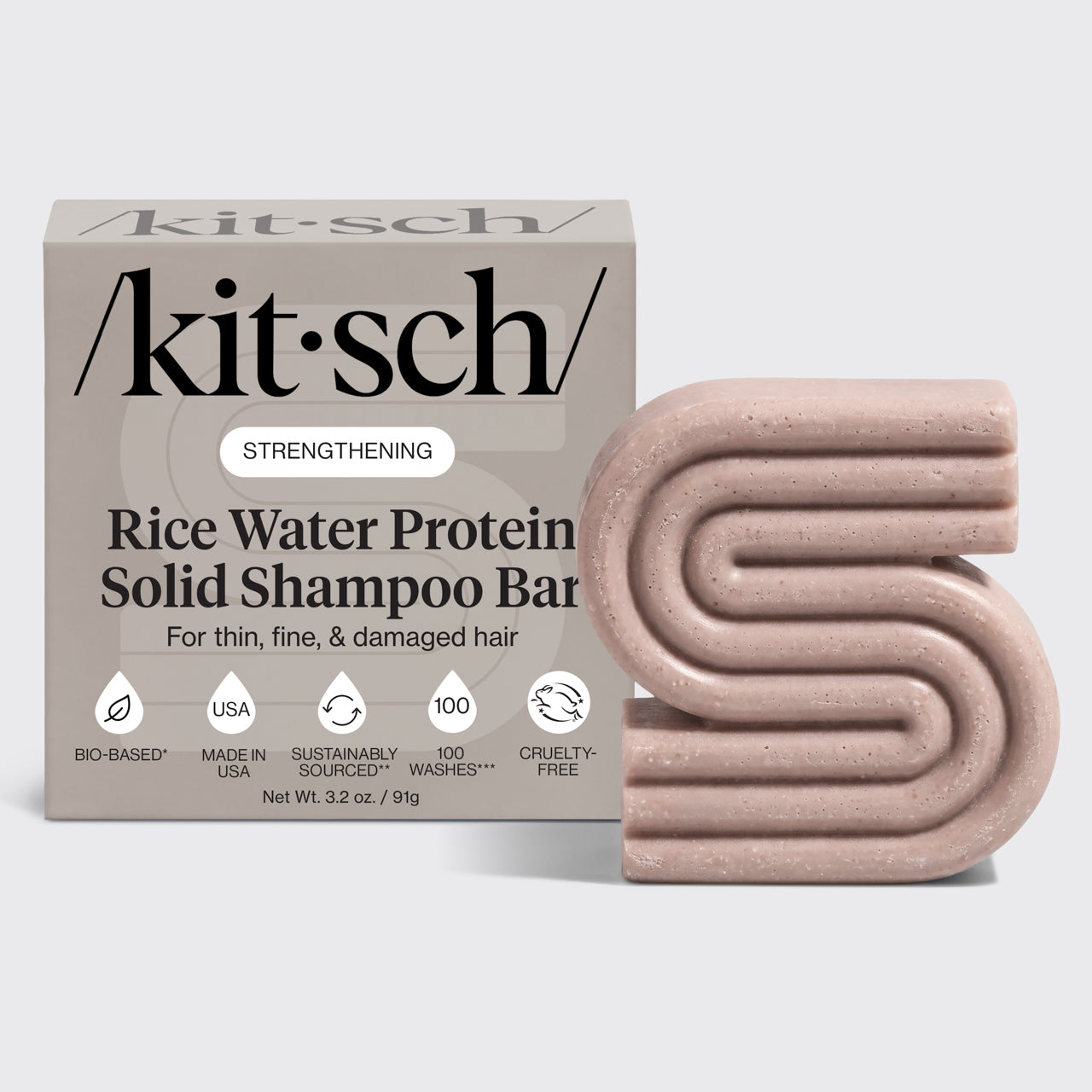Rice Water Shampoo Bar for Hair Growth