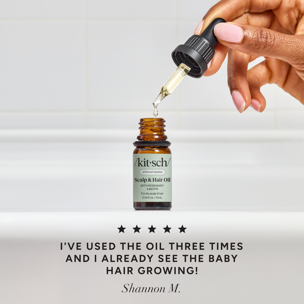 Strengthening Rosemary &amp; Biotin Scalp &amp; Hair Oil - 0.34fl oz./10mL