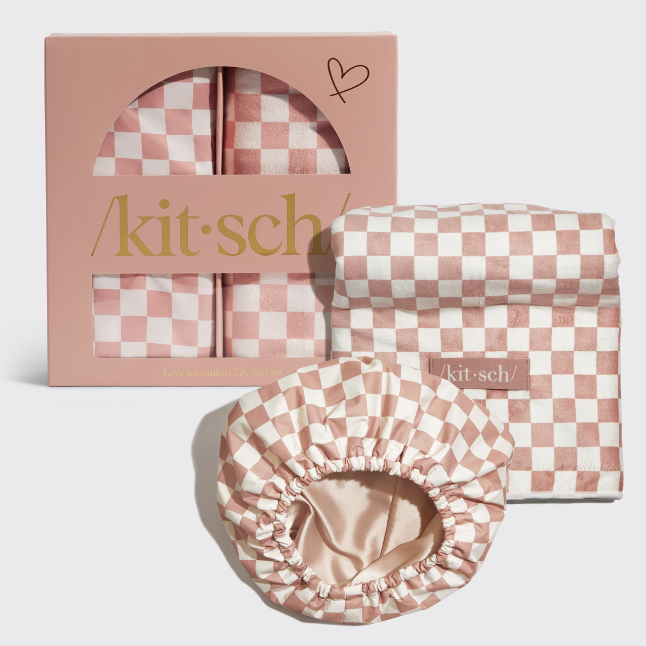 Flexi Shower Cap &amp; XL Hair Towel 2pc Set