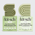 Tea Tree &amp; Mint Clarifying Shampoo &amp; Conditioner Bar Combo