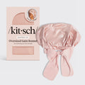 Blush Oversized Satin Bonnet