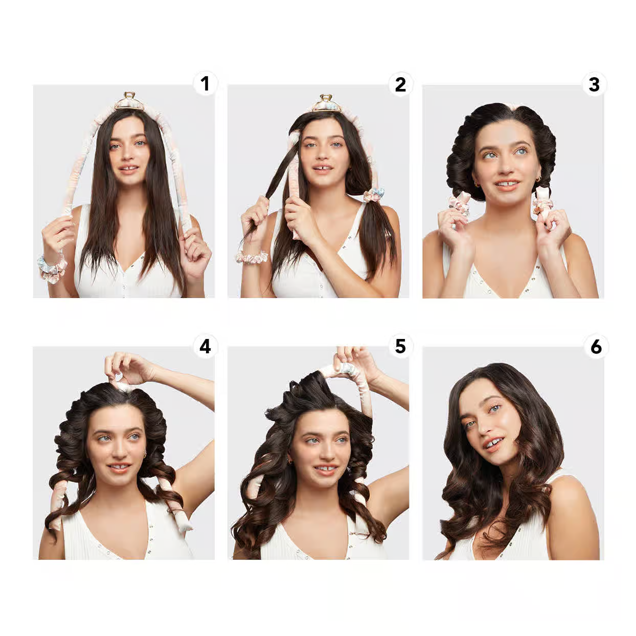 Satin Heatless Curling Set + Leave-In Conditioner Bundle