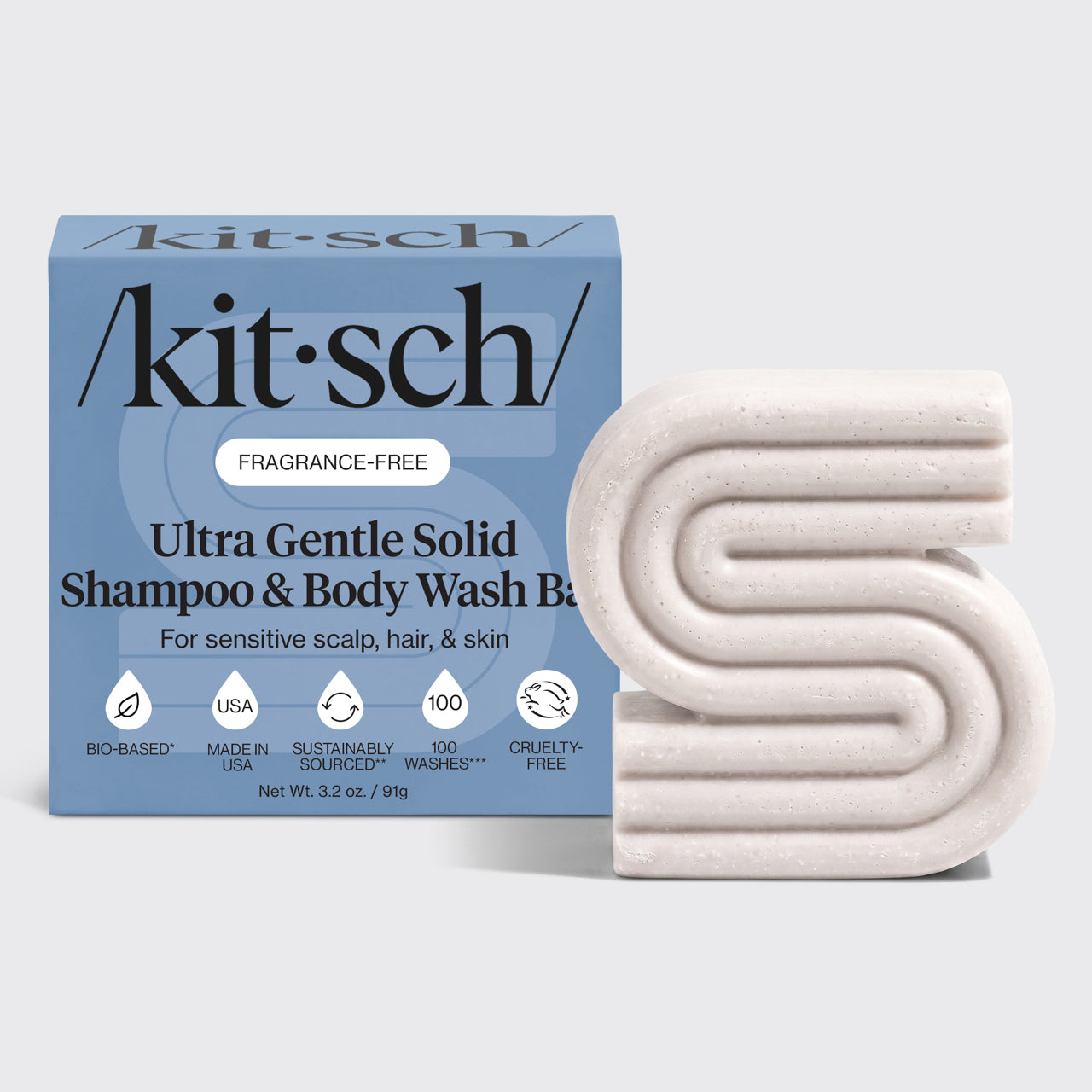 Ultra Sensitive Shampoo &amp; Body Wash Bar Fragrance Free
