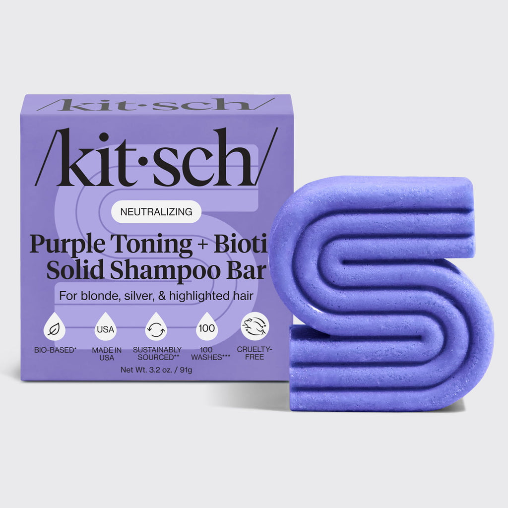 Purple Toning Shampoo Bar for Color Treated &amp; Grey Hair
