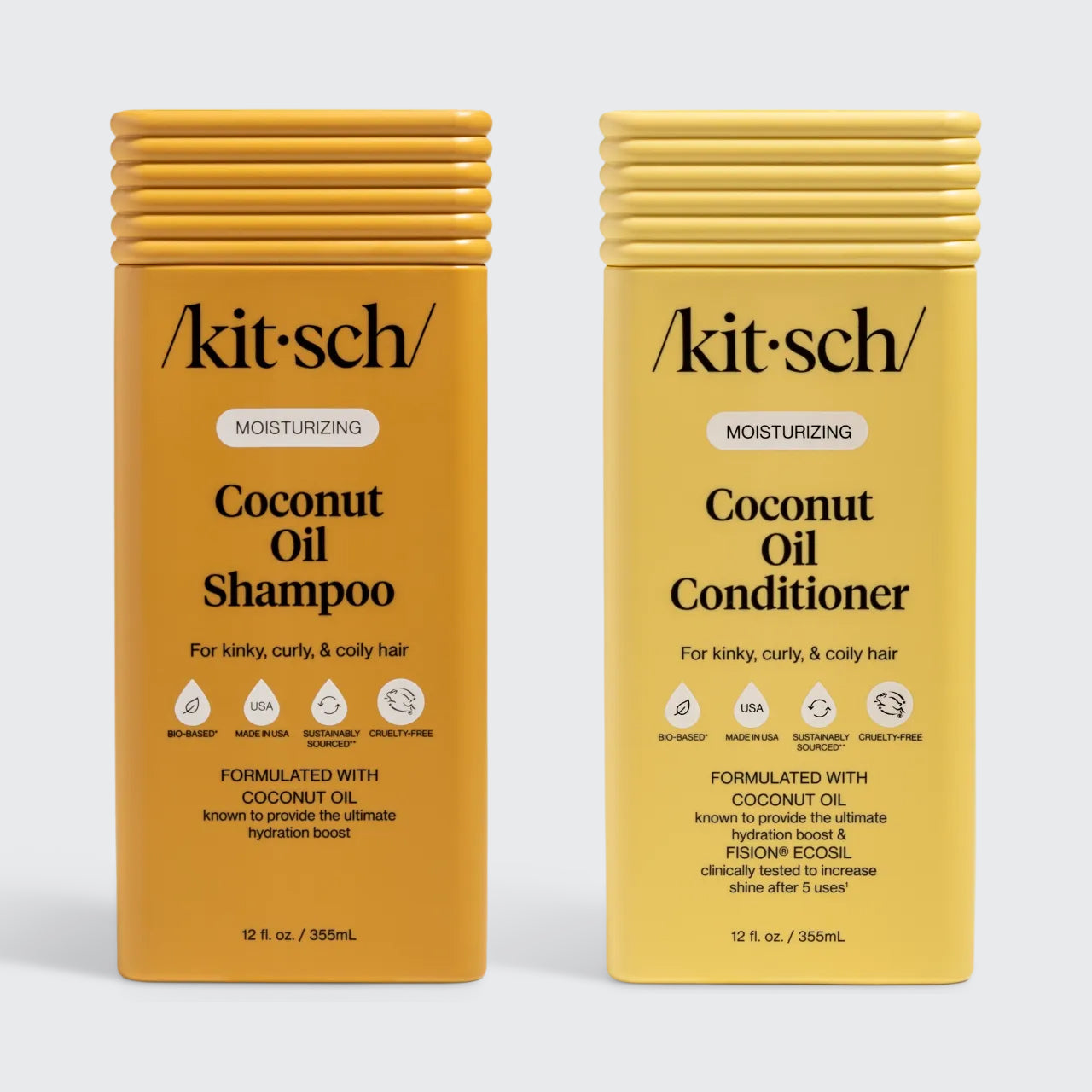 Coconut Oil Shampoo &amp; Conditioner Combo for Dry Damaged Hair