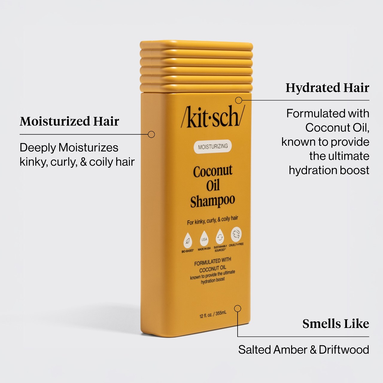Coconut Oil Shampoo &amp; Conditioner Combo for Dry Damaged Hair