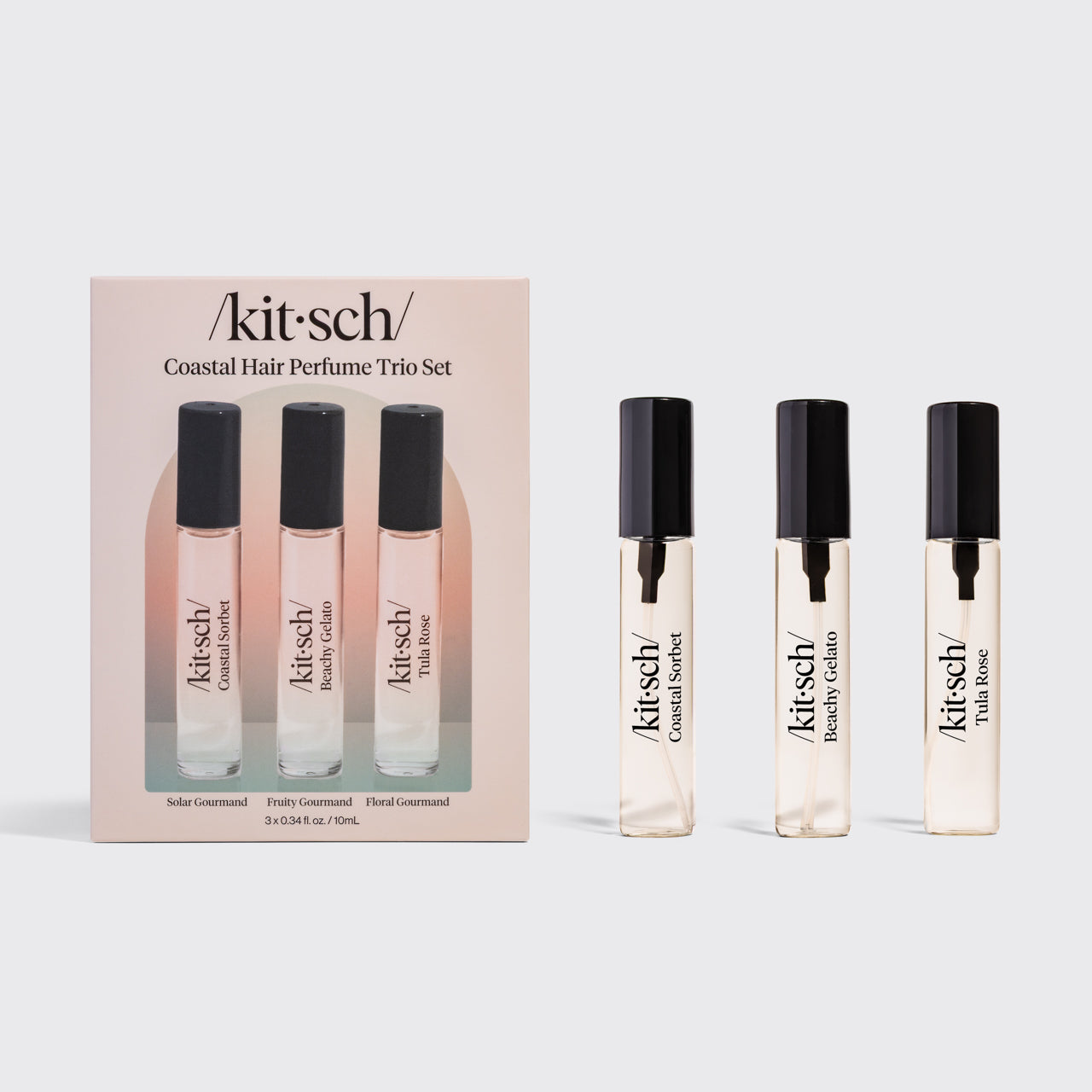 Coastal Hair Perfume Trio Set - Tula Rose Beachy Gelato Coastal Sorbet