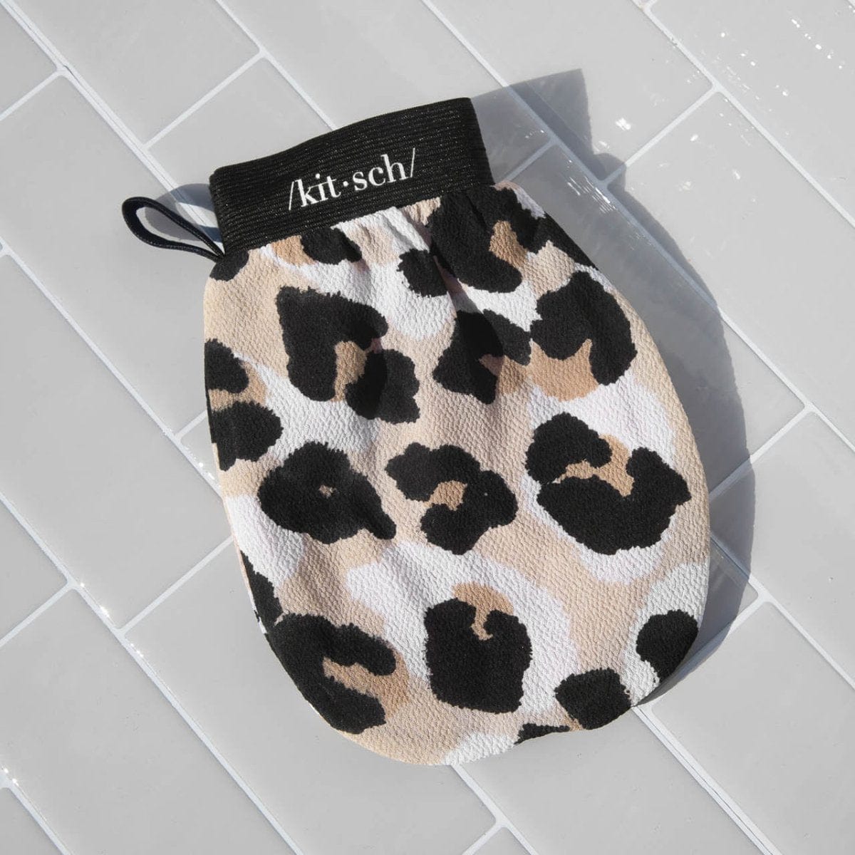 Leopard Exfoliating Glove