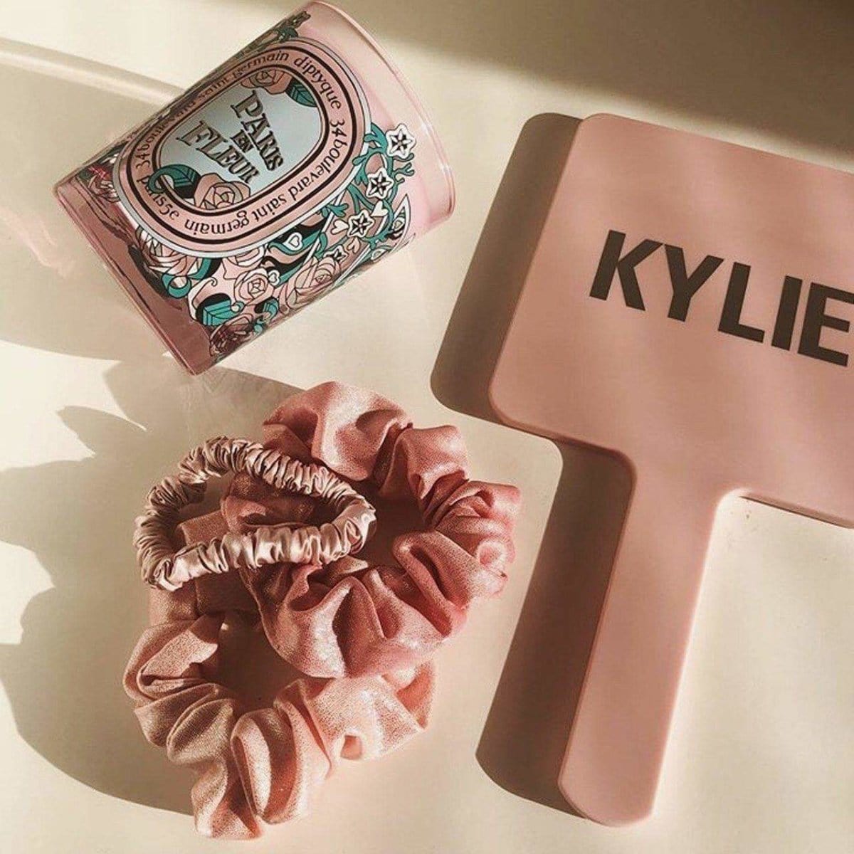 Satin Sleep Scrunchies - Blush